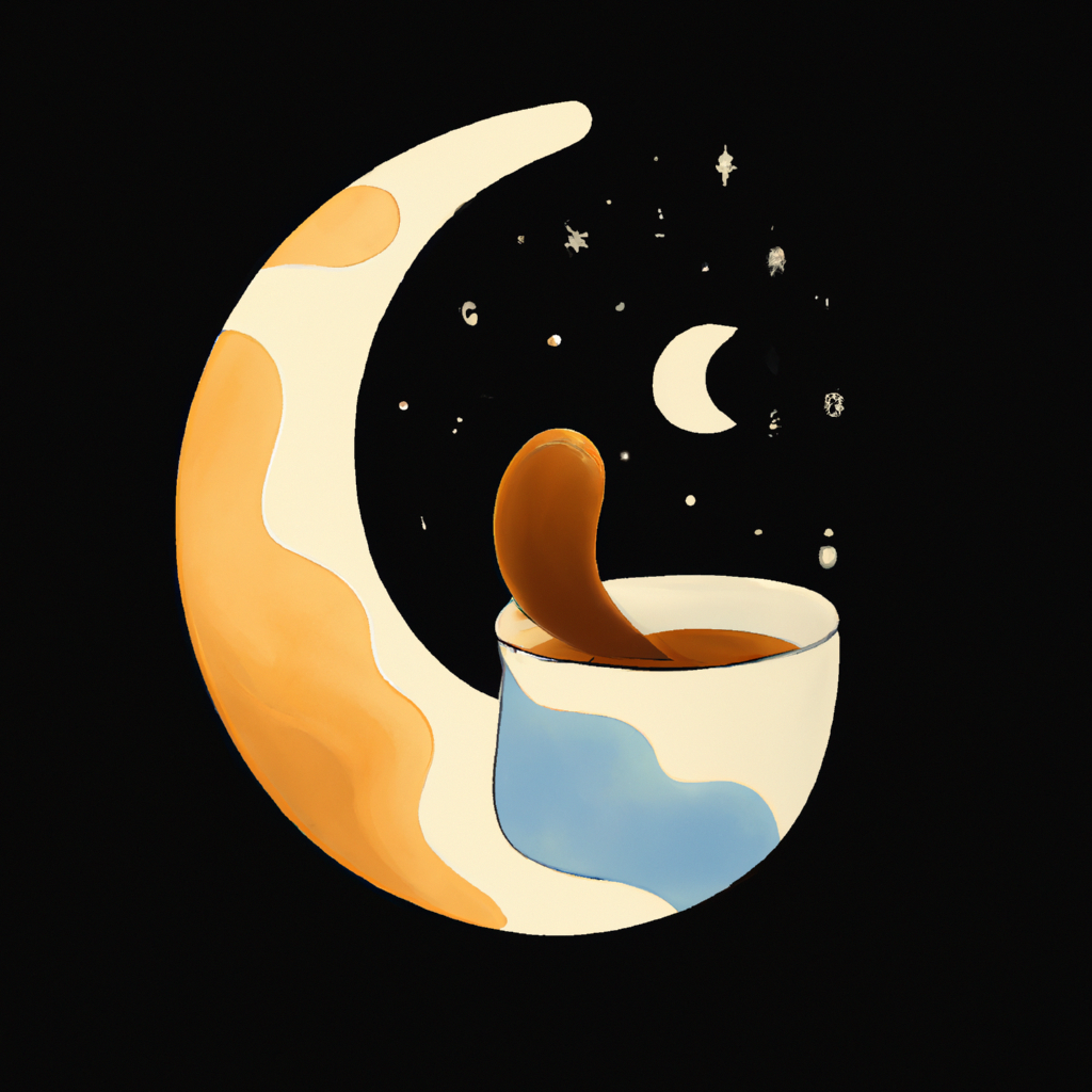Луна, плавающая в чашке кофе