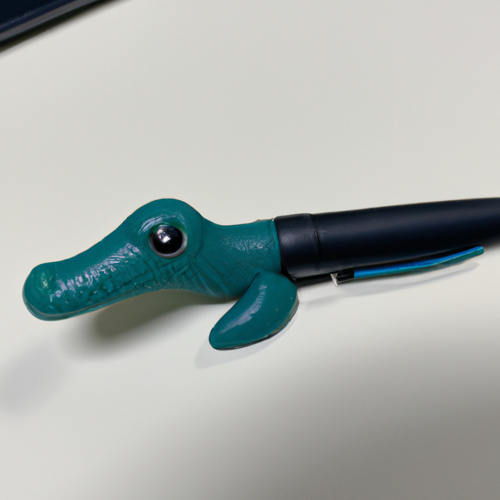 Шариковая ручка, которая выглядит как крокодил